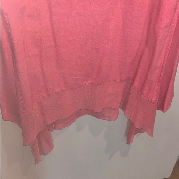 Cynthia Rowley Orange Linen Sleeveless long Dress size 1X - Picture 5 of 8